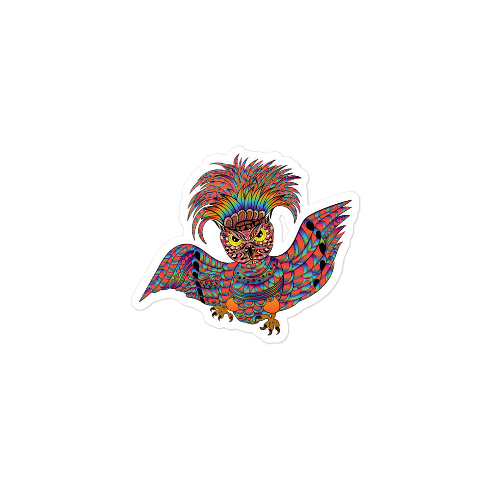 Dancing Owl- Sticker