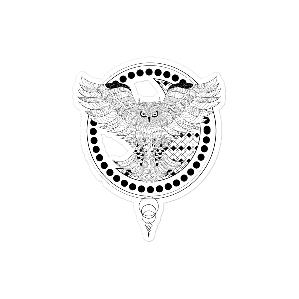 Owl- sticker