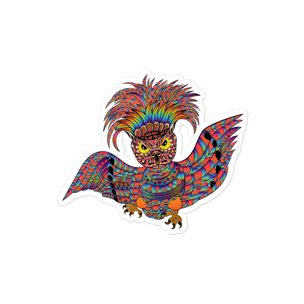 Dancing Owl- Sticker