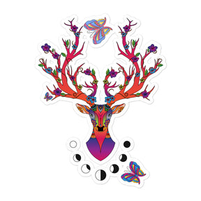 moon deer- Sticker