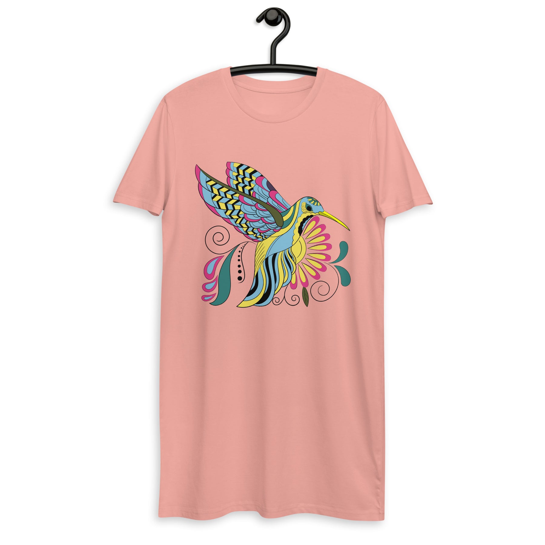 Hummingbird- Organic cotton T- dress