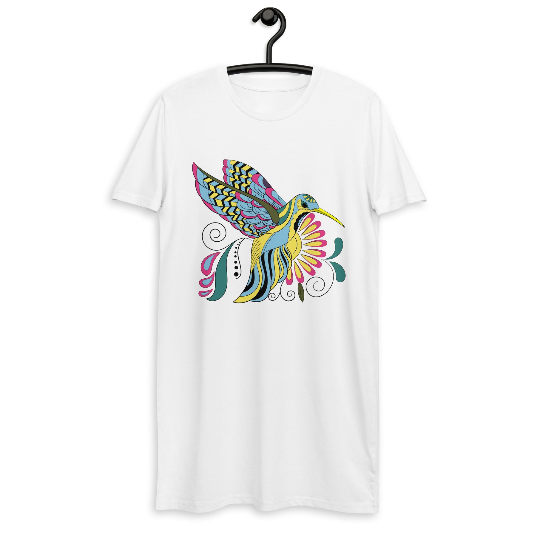 Hummingbird- Organic cotton T- dress