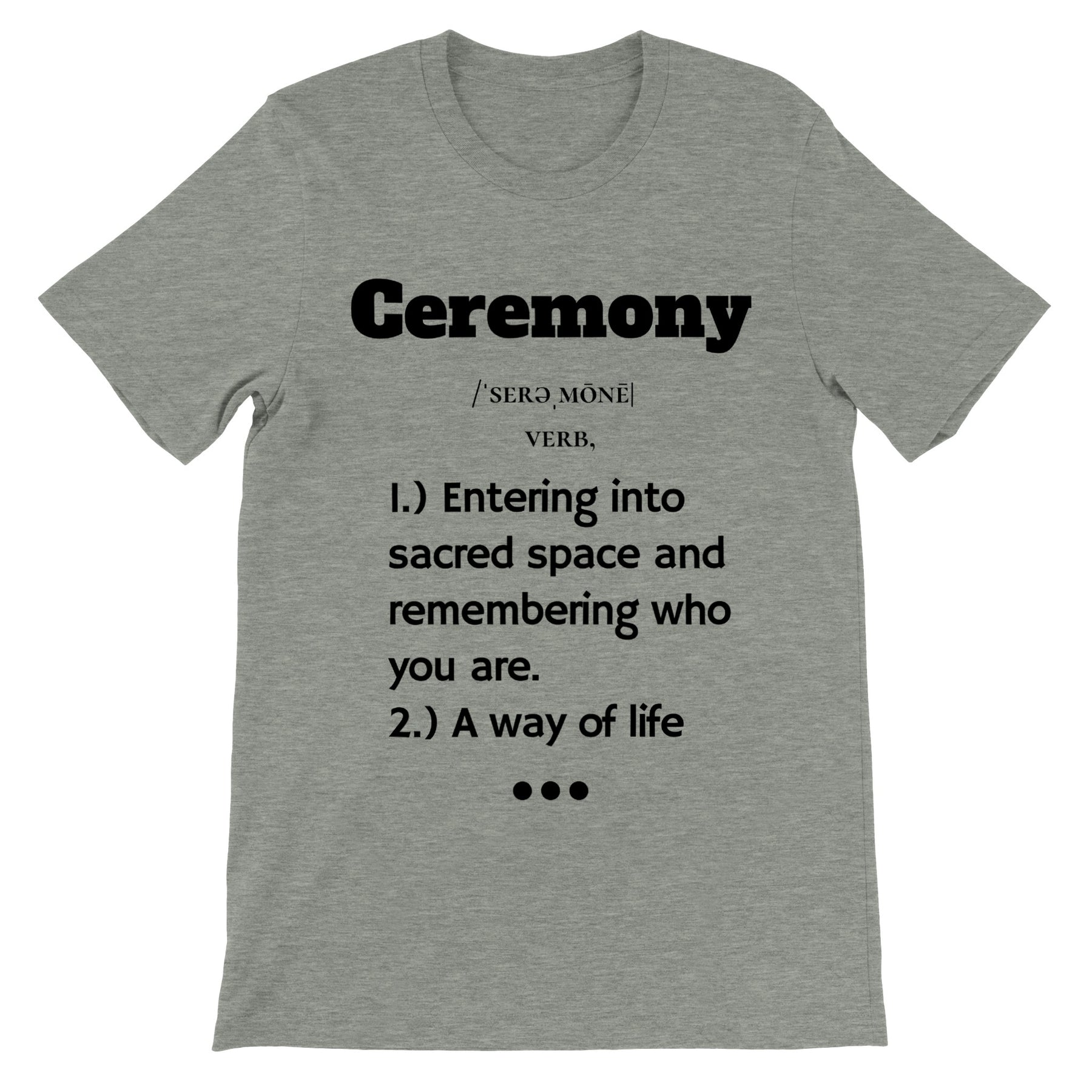How do you define ceremony?
